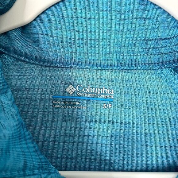 Columbia Sweatshirt Women’s Small Crestone Ridge Blue Half Neck Zip Pullover - Picture 3 of 6